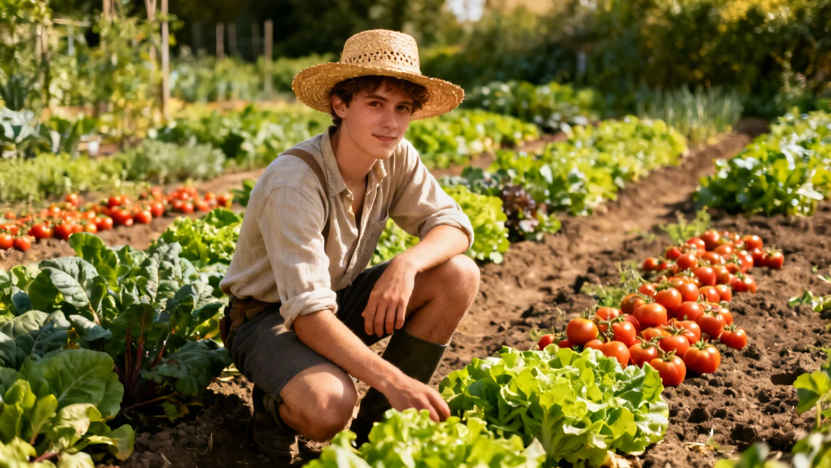 Portrait d'un maraîcher bio en Île-de-France